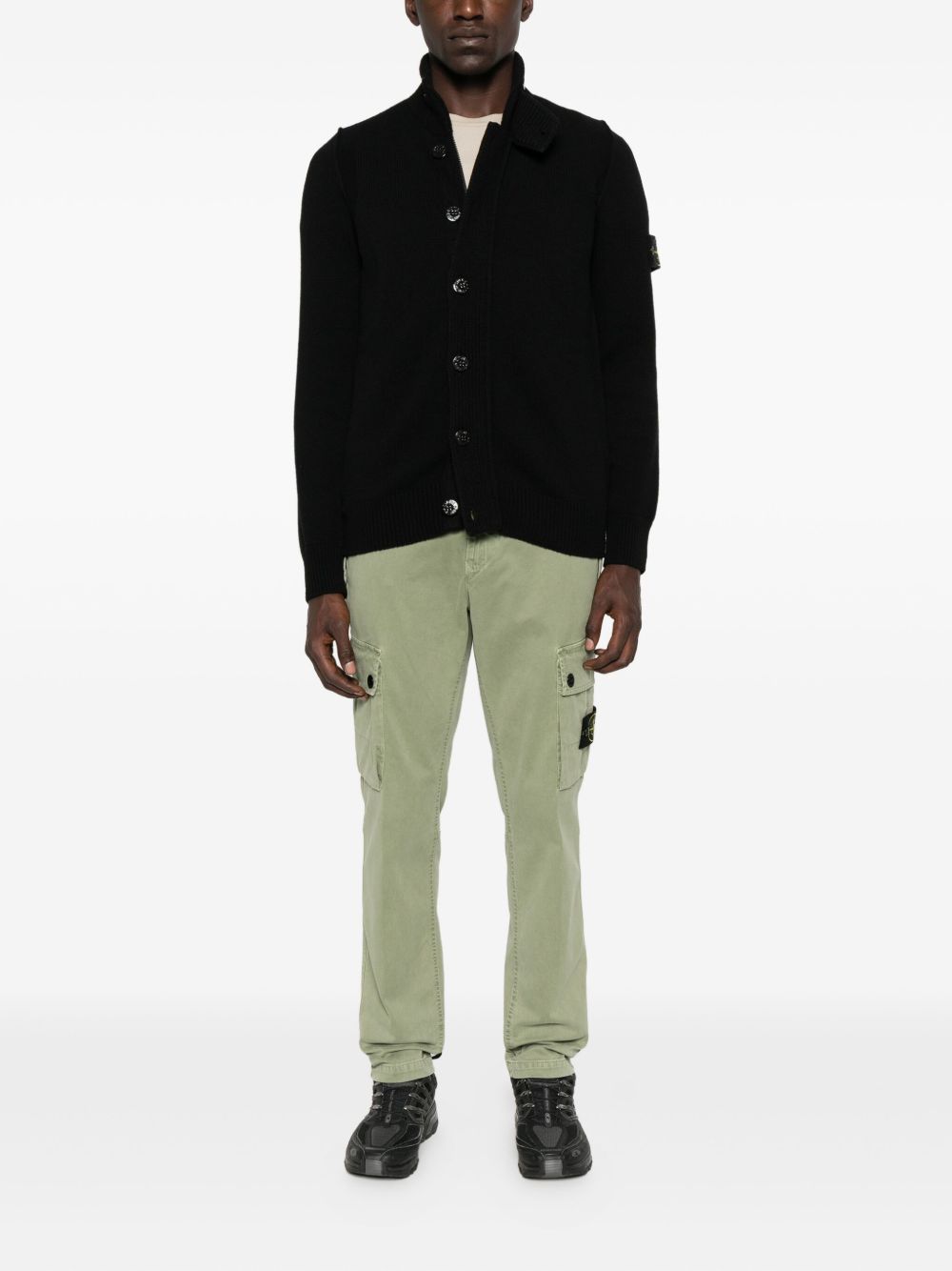 Stone Island Sweaters Black