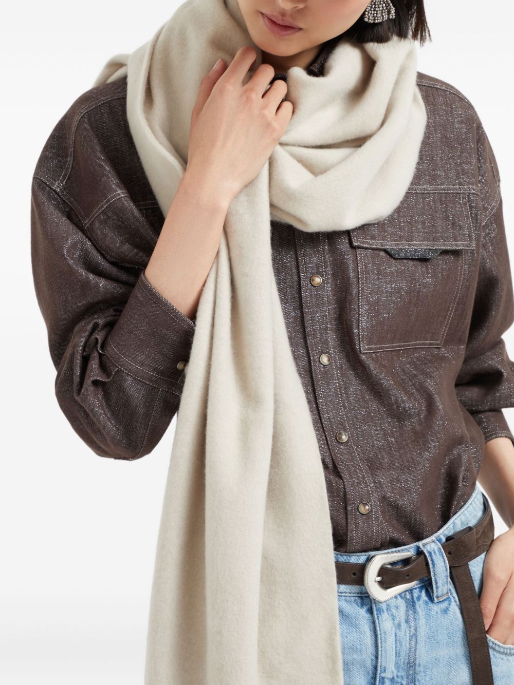 Brunello Cucinelli Scarfs Feather