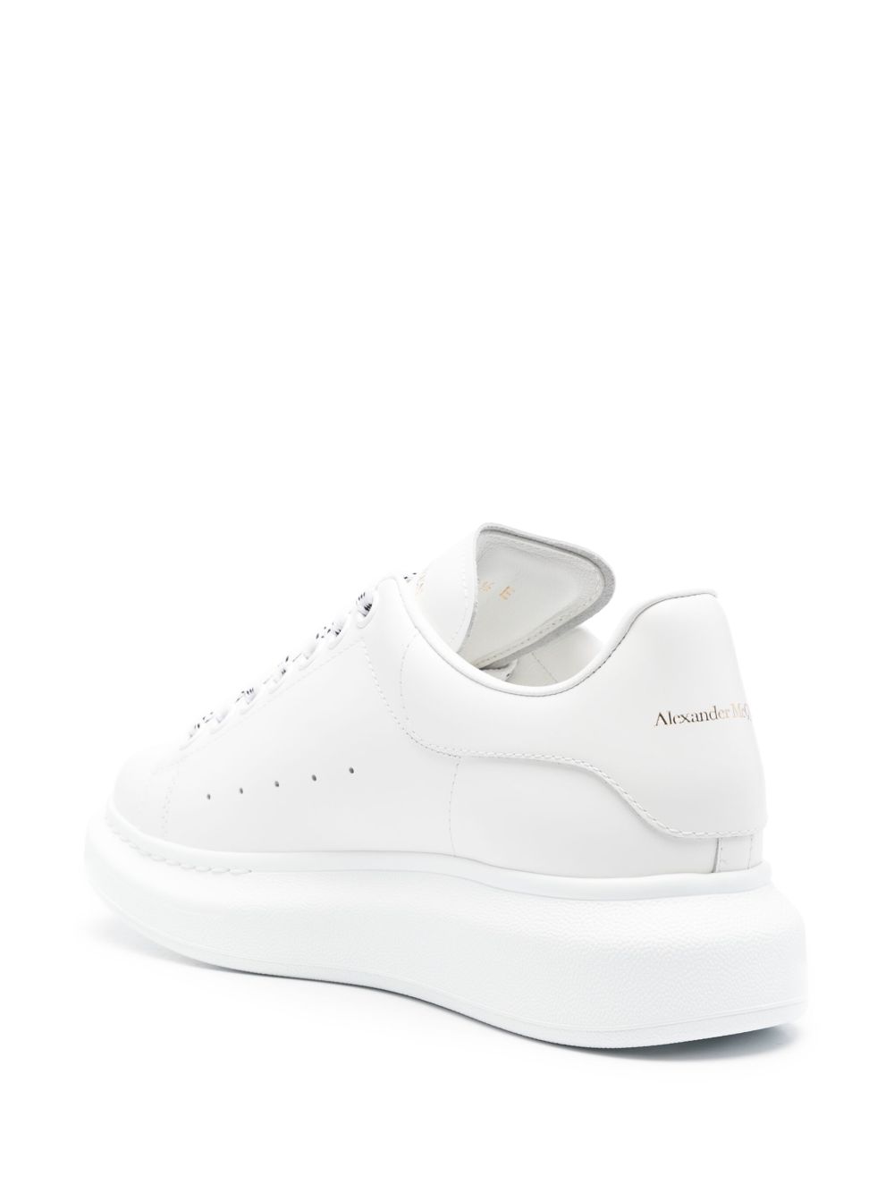 Alexander McQueen Flat shoes White Lea And Rubber Sole