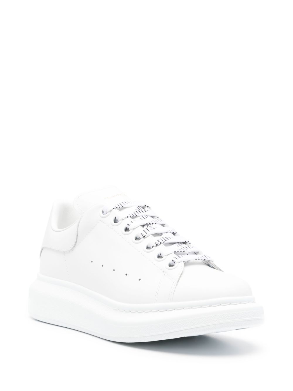 Alexander McQueen Flat shoes White Lea And Rubber Sole