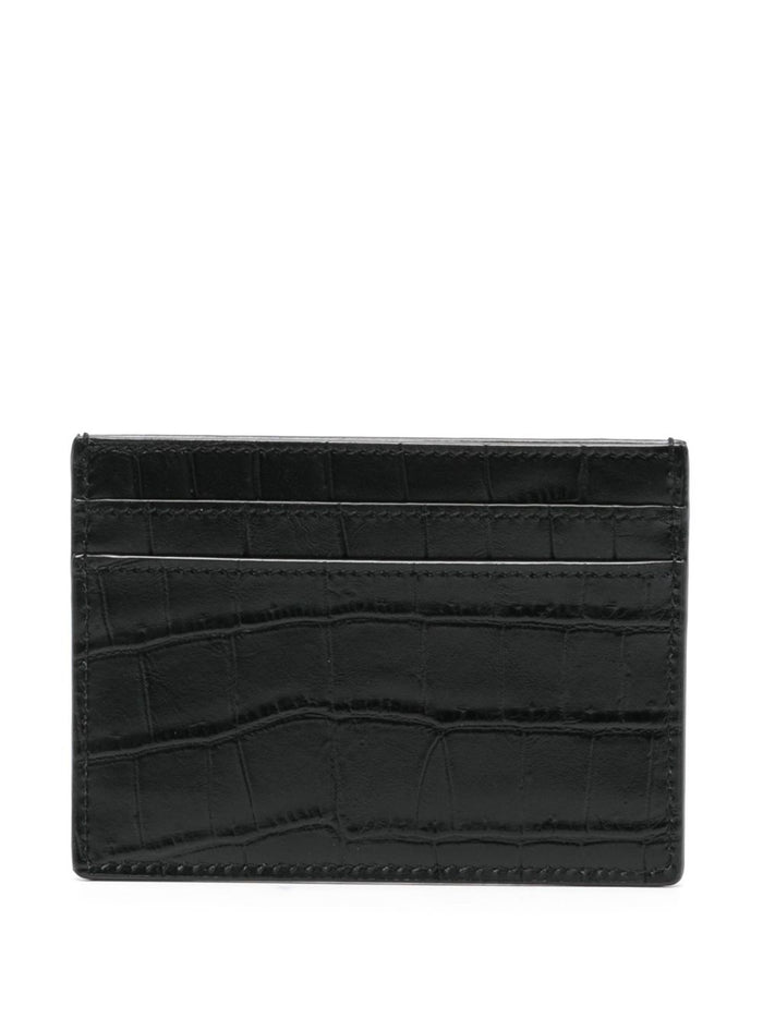 Saint Laurent Wallets Black Lea