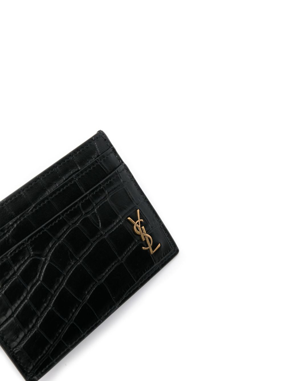 Saint Laurent Wallets Black Lea