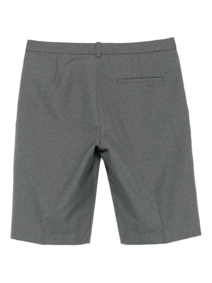GUCCI KIDS Shorts Grey Poliestere