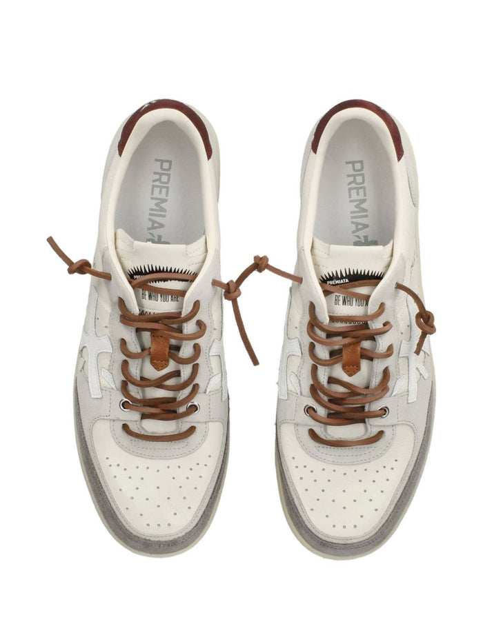 Premiata Flat Shoes Lea And Rubber Sole