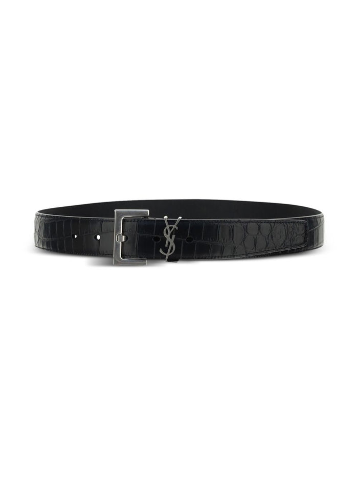Saint Laurent Belts Black