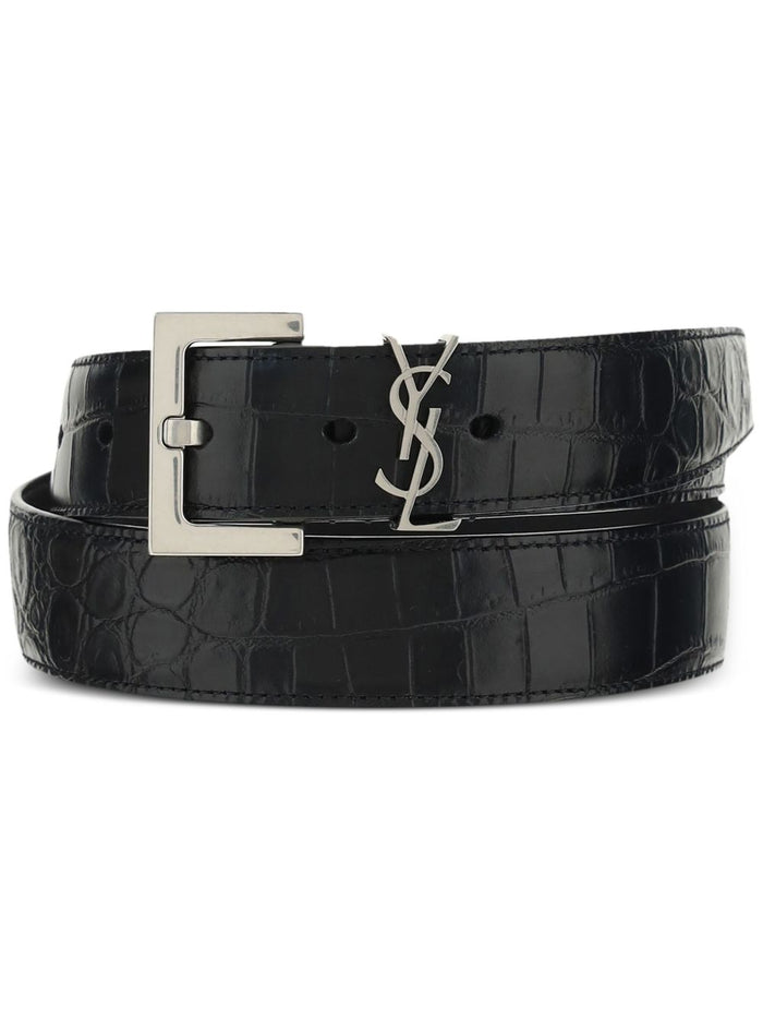 Saint Laurent Belts Black