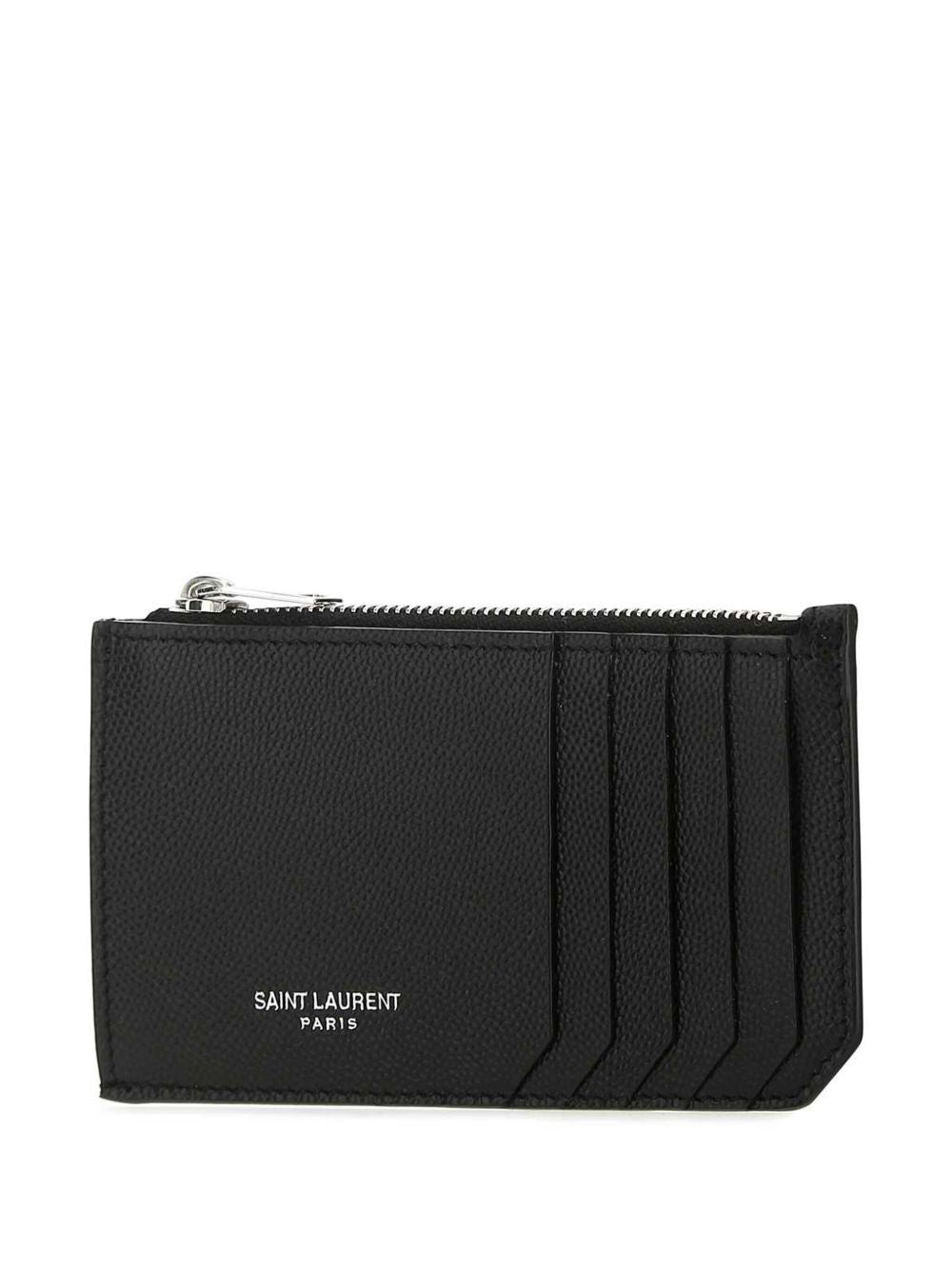 Saint Laurent Wallets Black Lea