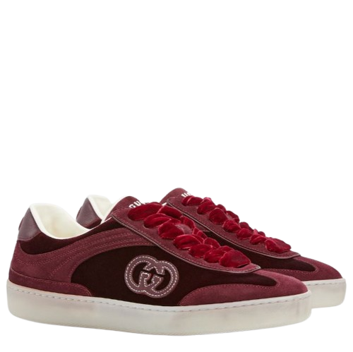 Gucci Flat shoes Burgundy Lea+fab Rub Sole