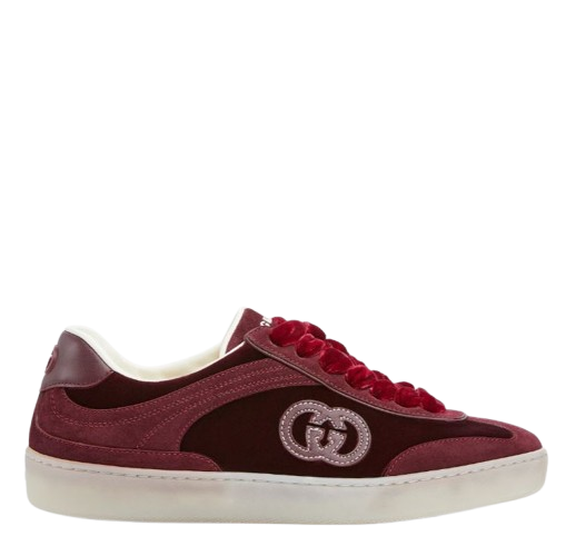 Gucci Flat shoes Burgundy Lea+fab Rub Sole