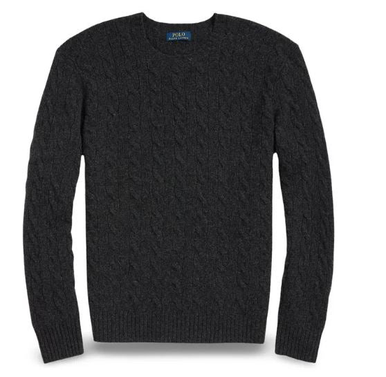 Ralph Lauren Sweaters Dark Charcoal Grey 90lana 10 Cachemire