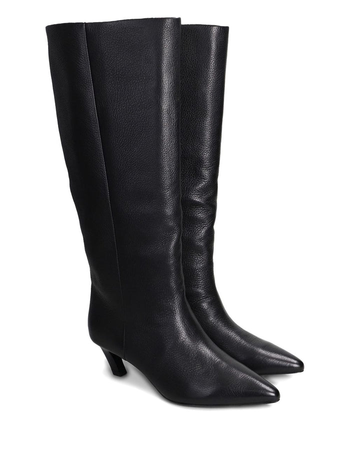 Ash Flat Shoes Black Leather
