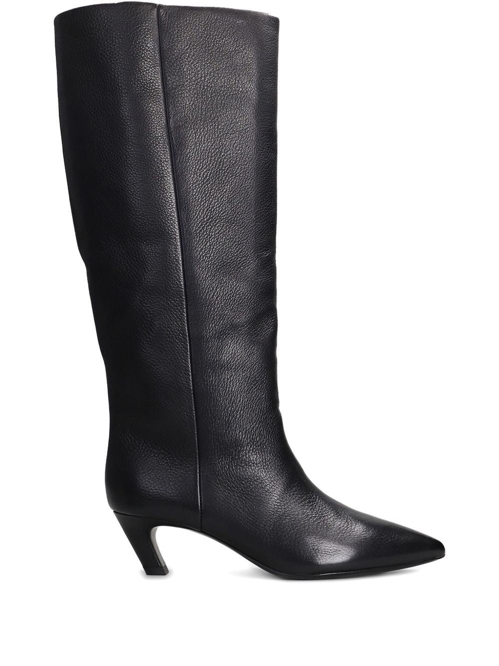 Ash Flat Shoes Black Leather