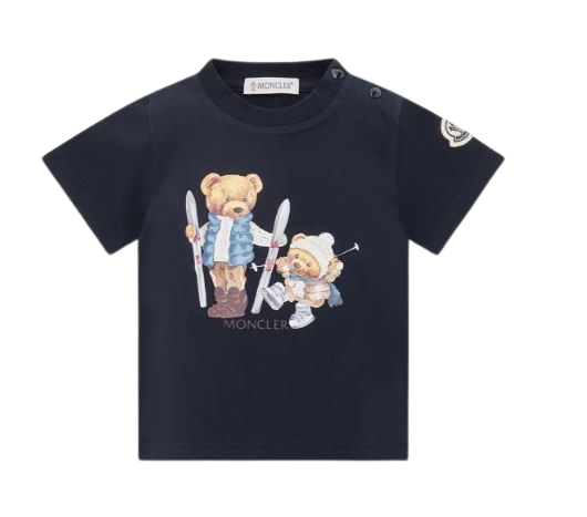 Moncler T-shirts and Polos Navy Co Ea