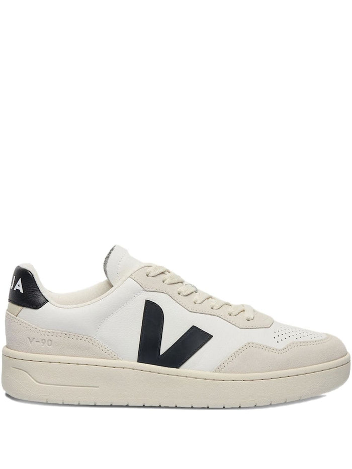 Veja Flat shoes White Leather / Suede