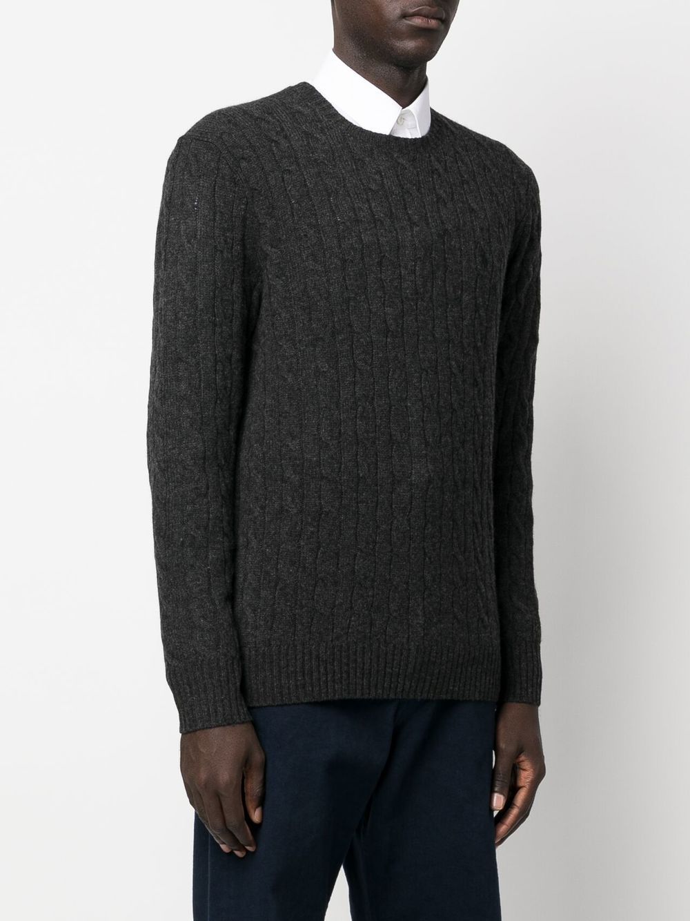 Ralph Lauren Sweaters Dark Charcoal Grey 90lana 10 Cachemire