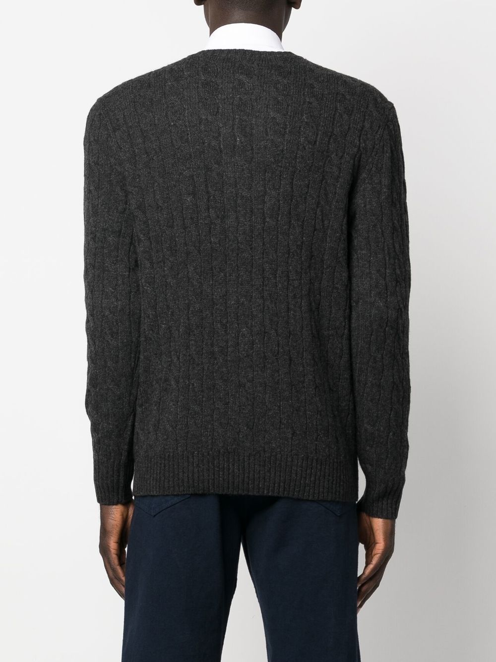 Ralph Lauren Sweaters Dark Charcoal Grey 90lana 10 Cachemire