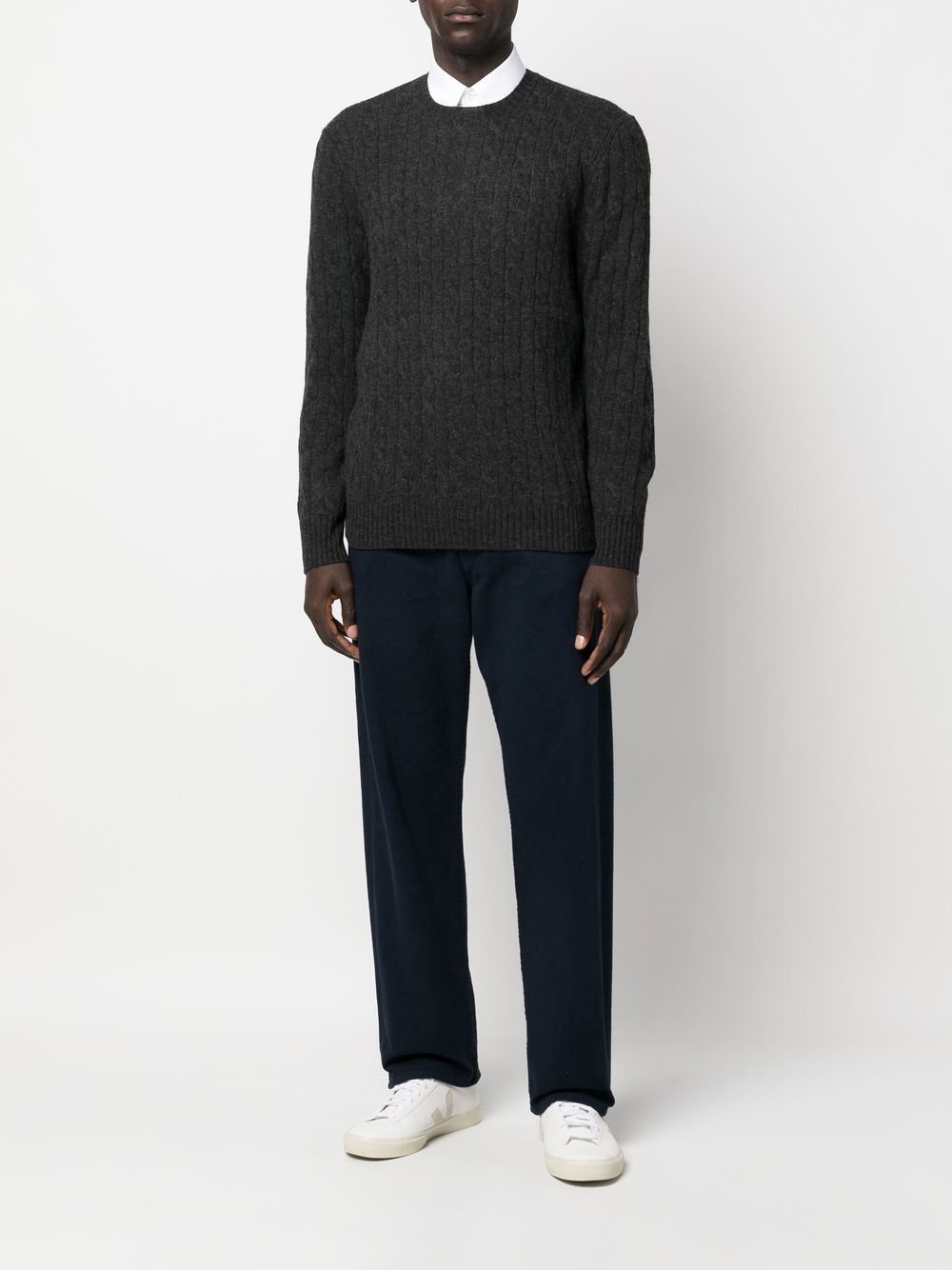 Ralph Lauren Sweaters Dark Charcoal Grey 90lana 10 Cachemire