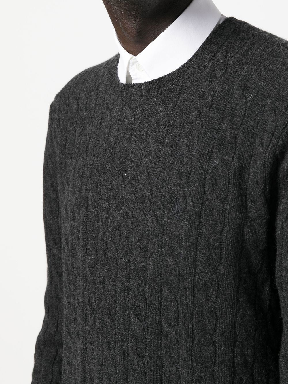 Ralph Lauren Sweaters Dark Charcoal Grey 90lana 10 Cachemire