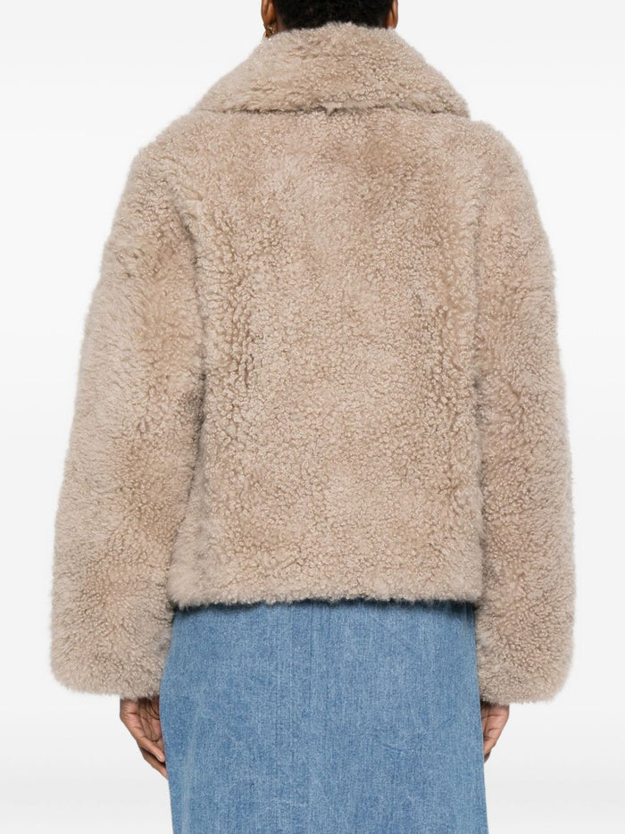 Yves Salomon Jackets Beige Lea Wo Pa