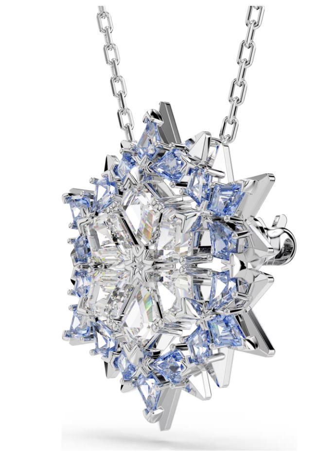 Swaroski Bijoux Silver And Light Blue