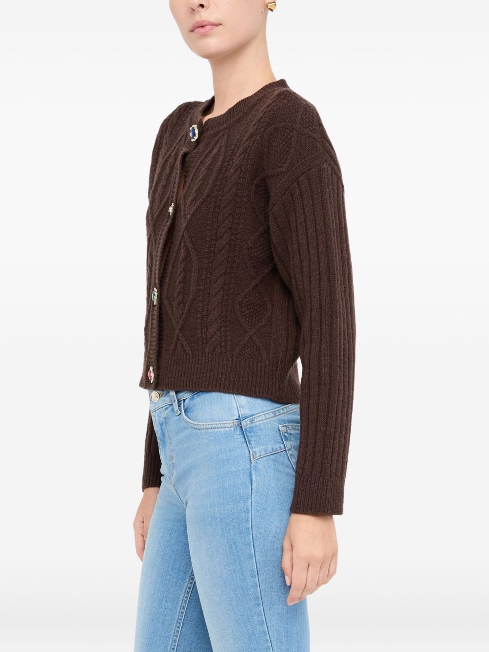 Liu Jo White2 Sweaters Brown