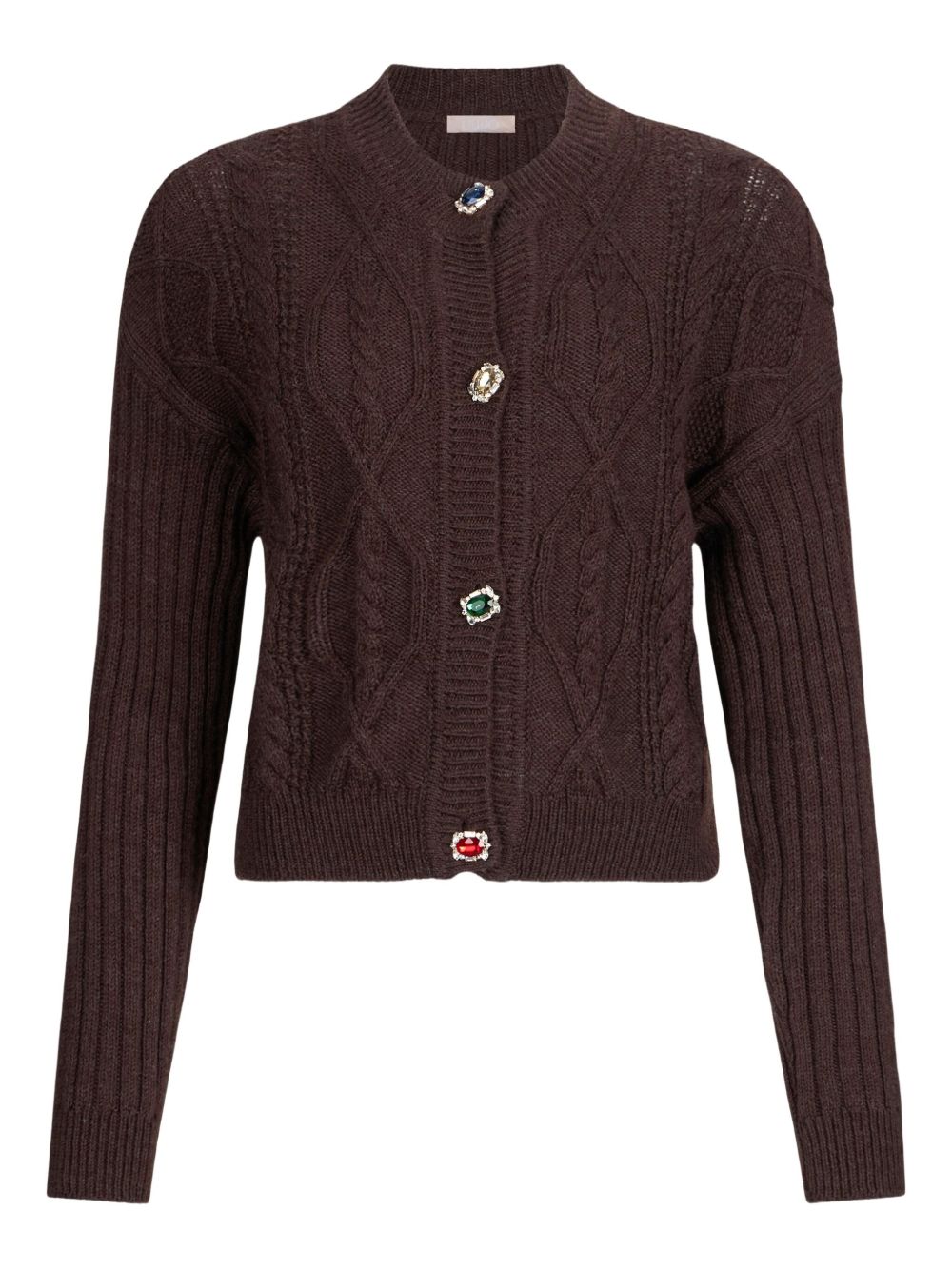 Liu Jo White2 Sweaters Brown