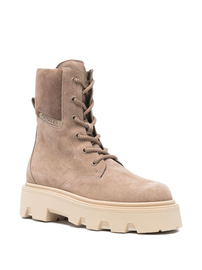 Moncler Flat Shoes Taupe Fab Oth Mat