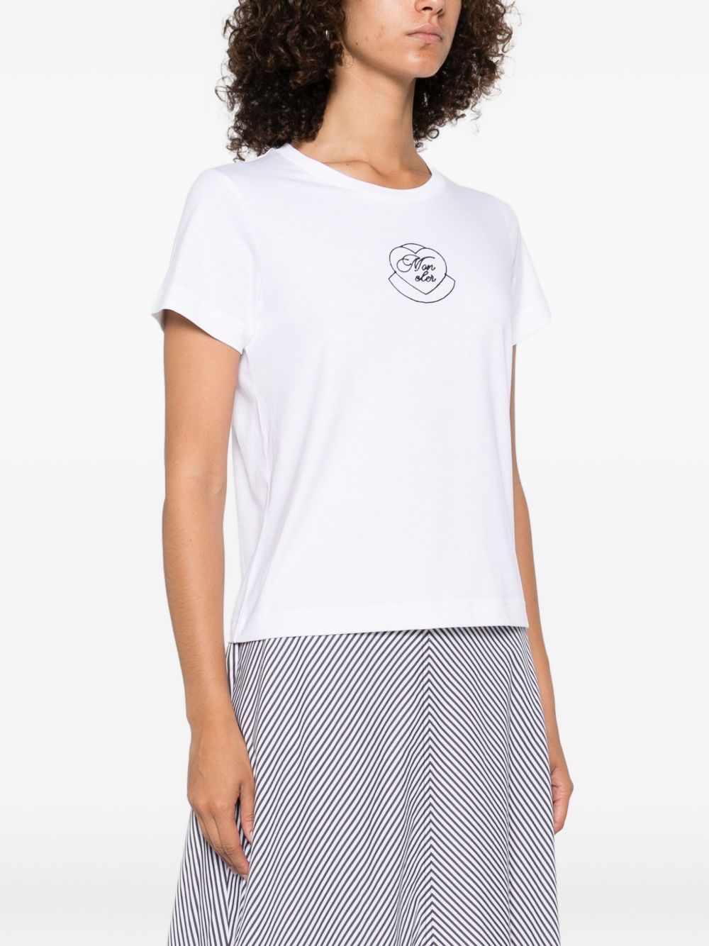 Moncler T-Shirts And Polos White