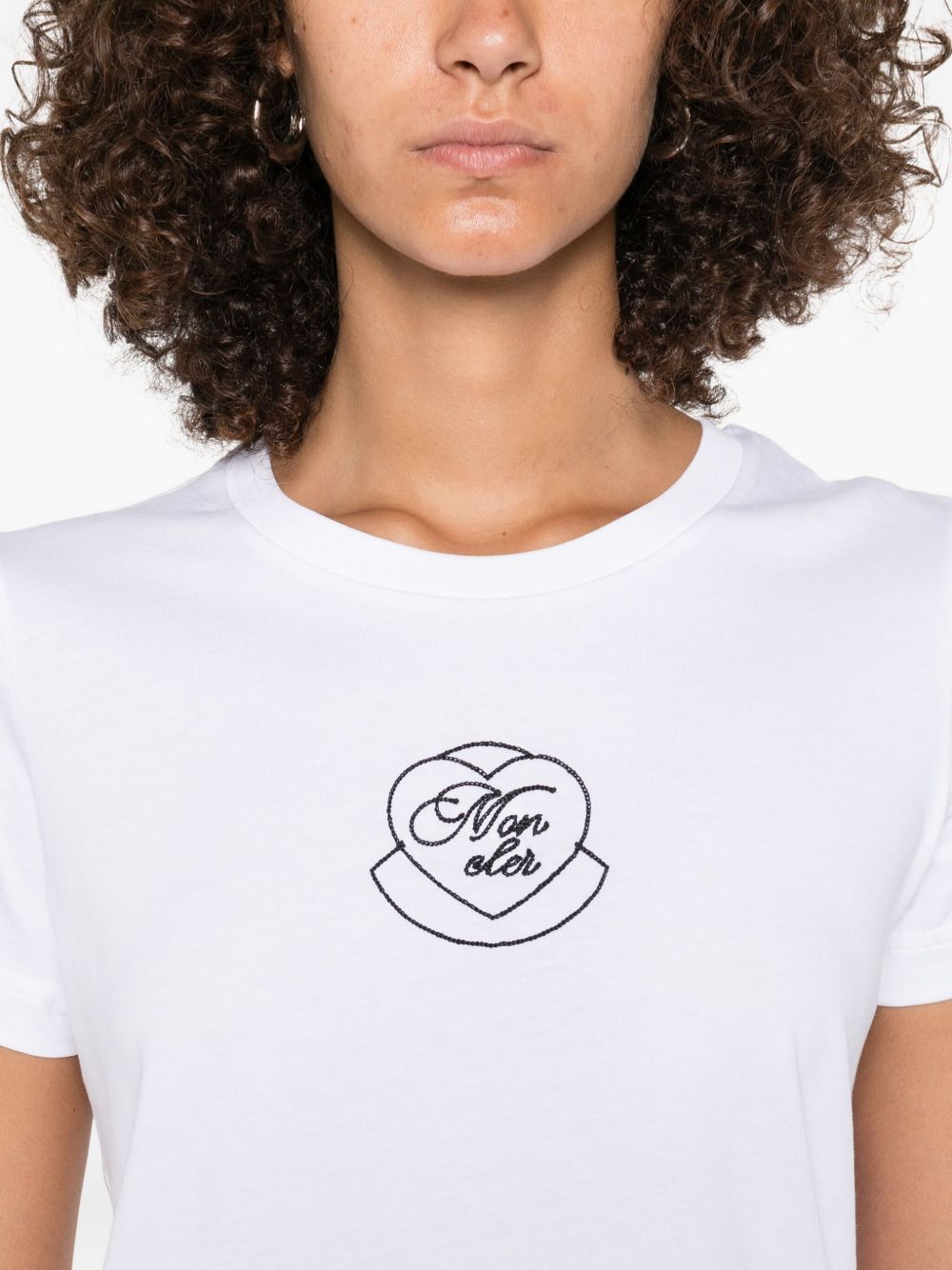Moncler T-Shirts And Polos White
