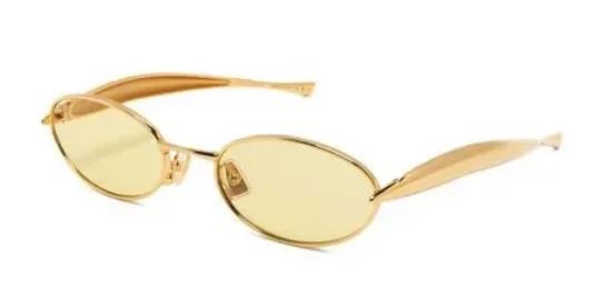 Bottega Veneta Sunglasses Golden Metal