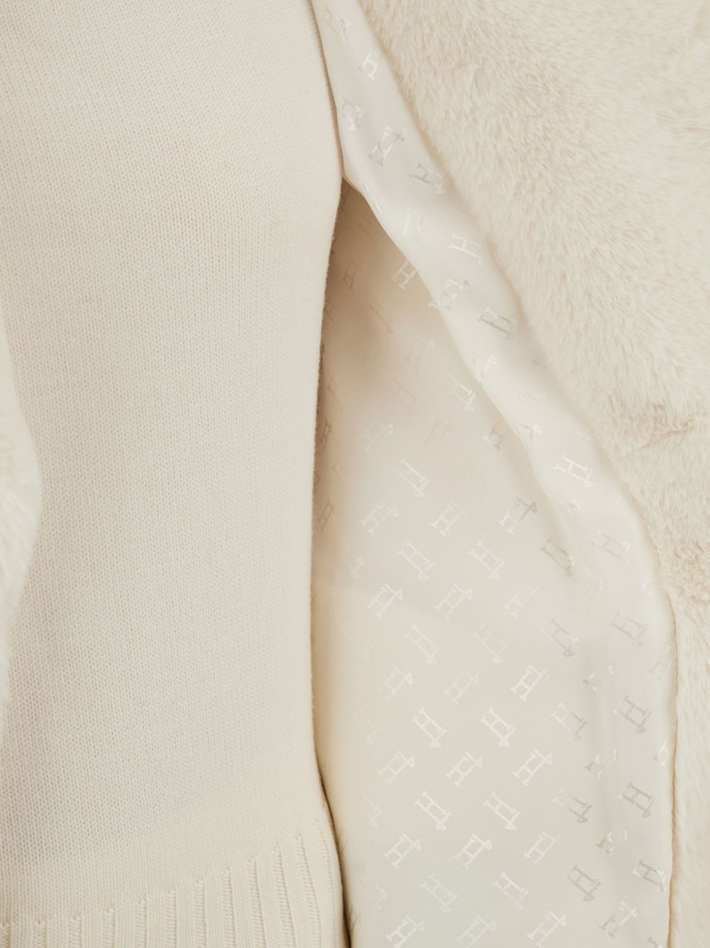 Herno Coats White 100 % Polietsre