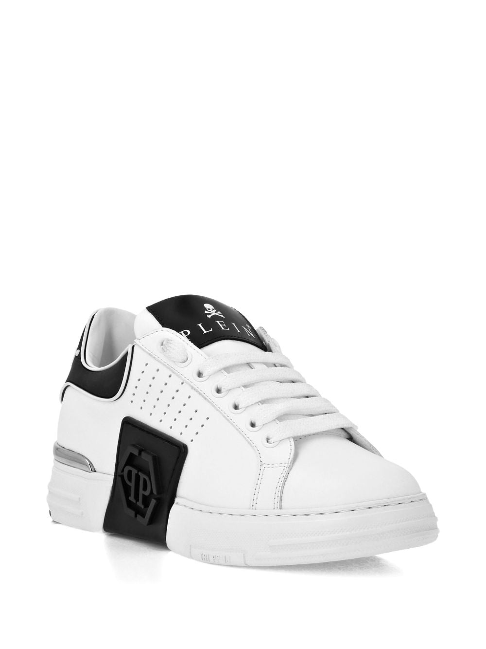 Philipp Plein Flat shoes White Leather & Rubber