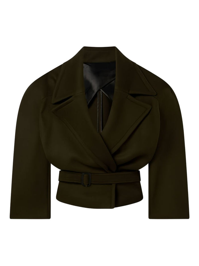 Stella McCartney Coats Dark Khaki