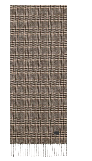 Saint Laurent Scarfs Black/beige Silk Cashmere