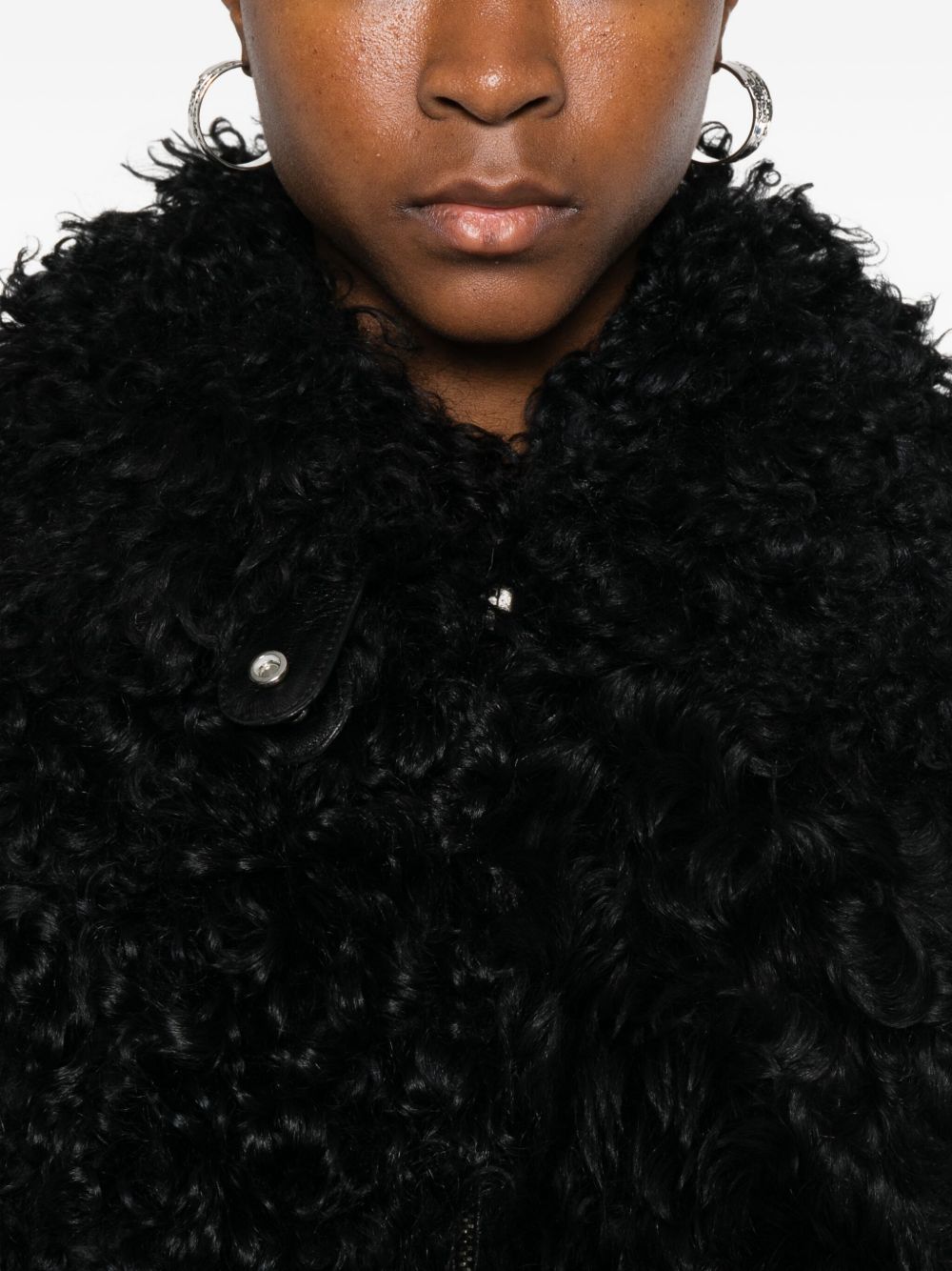 Golden Goose Jackets Black Lea