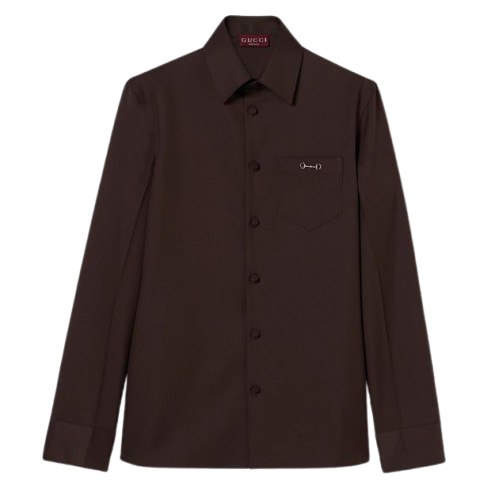 Gucci Shirts Black Brown