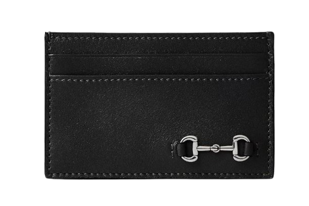 Gucci Wallets Black Lea