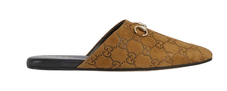 Gucci Flat shoes Pepper Brown Lea