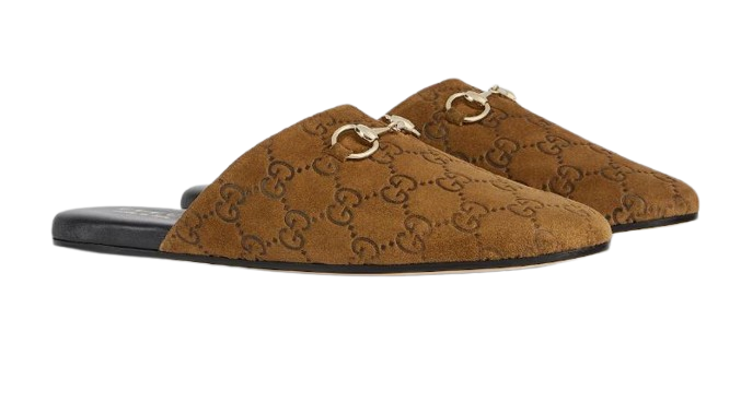 Gucci Flat shoes Pepper Brown Lea