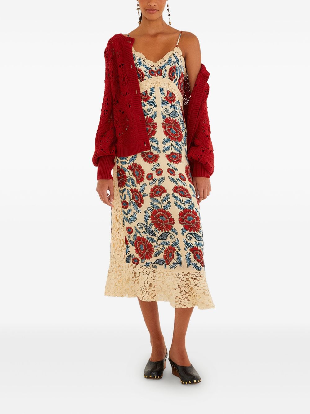 FARM RIO Sweaters Red Crylic Pa Wo