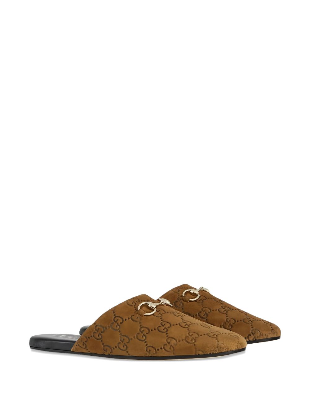 Gucci Flat shoes Pepper Brown Lea