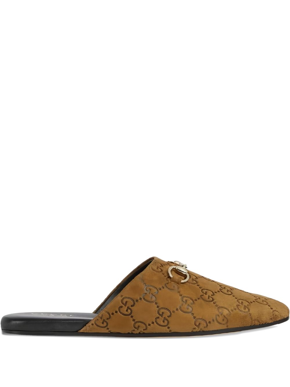 Gucci Flat shoes Pepper Brown Lea