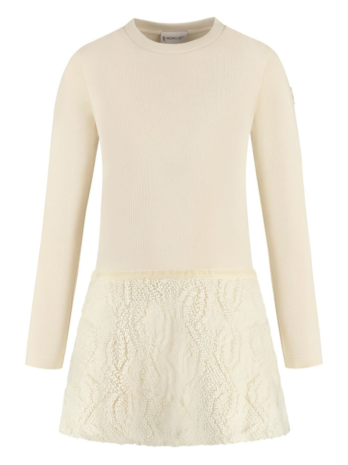 Moncler Dresses Ivory