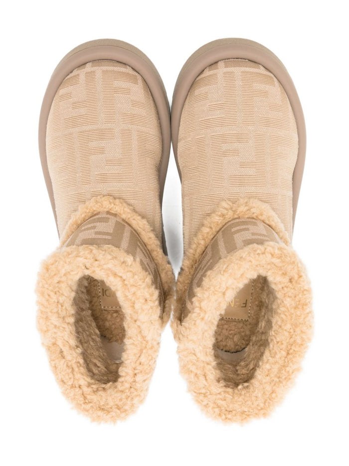 Fendi Boots Beige Fab Oth Mat