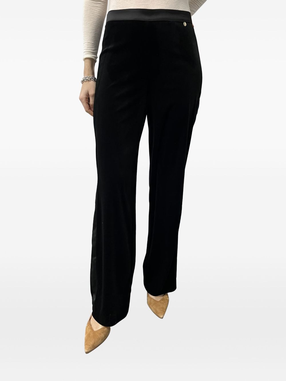Liu Jo White2 Trousers Nero