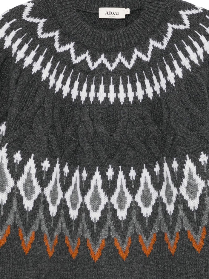 Altea Sweaters Grigio Medio Wo Alpaca Ca Pa