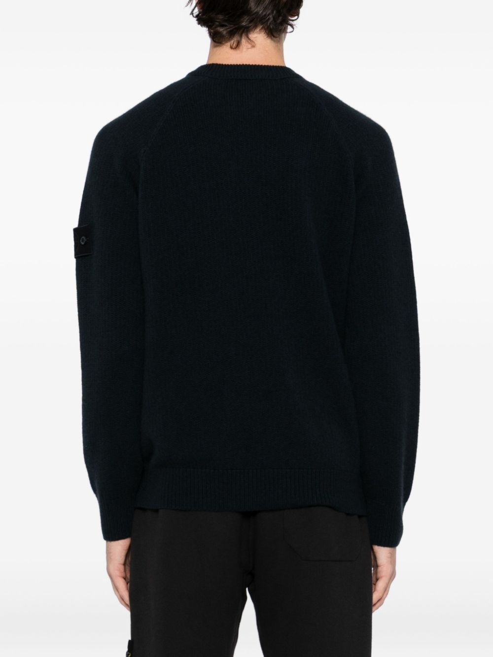 Stone Island Sweaters Blue Cachemire