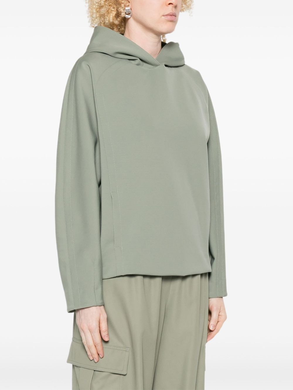 Max Mara Pure Trousers Sage Green Pl Ea