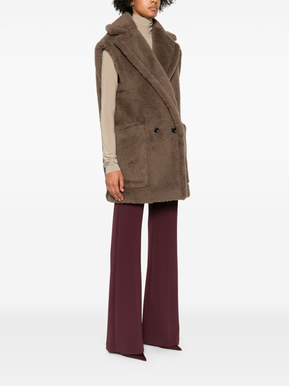 Max Mara Coats Alpaca Lana Seta