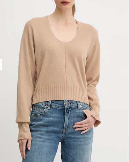 Twin-set Sweaters Sandy Brown Ws Wo